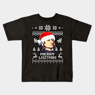 Franz Lieszt Merry Liesztmas Kids T-Shirt